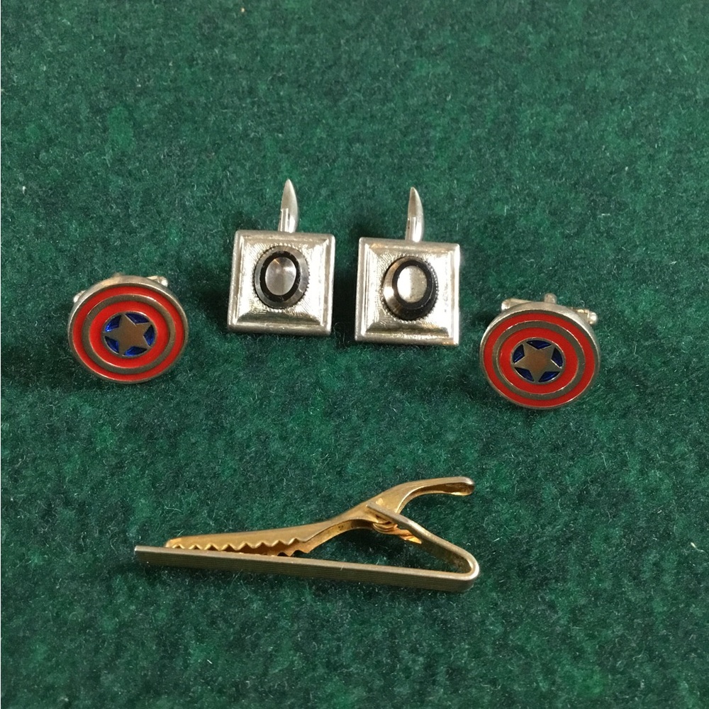 Marvel cufflinks plus other men’s accessories